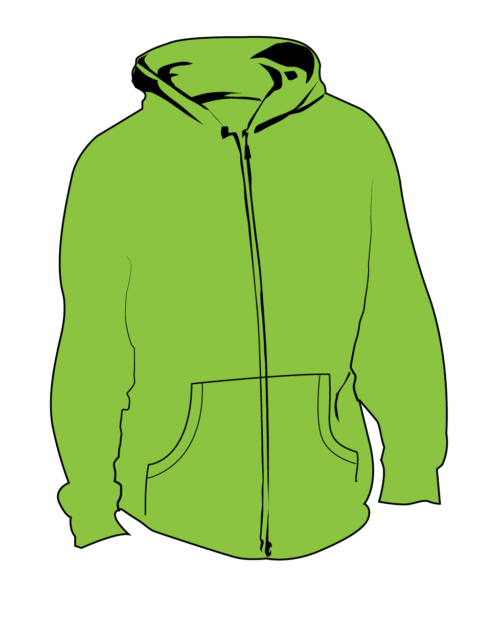 AtoZ Template Icons_MERCH_HOODIE_ZIP – A to Z Media